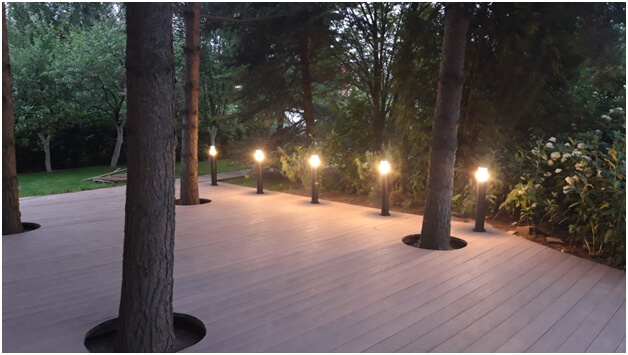 Красивая терраса из ДПК