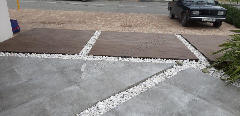 Тропинки из террасной доски