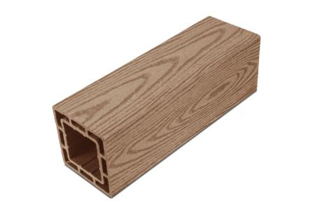 Столб для ограждений Экодекинг Техно 100x100x3000 Шоколад