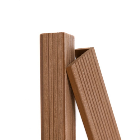 Угол торцевой Экодекинг Техно 70х35x3000 Бронза