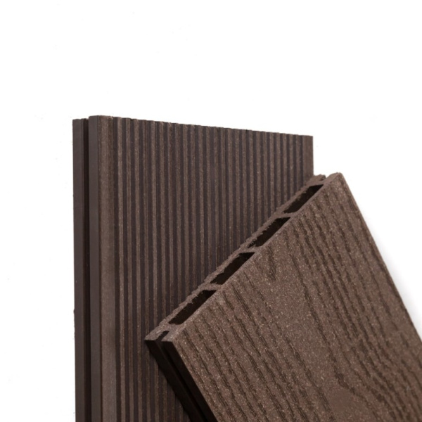 Террасная доска Ecodecking Некст 145х20х3000 Шоколад