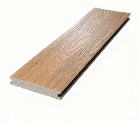Террасная доска Экодекинг Скай коэкструзия полнотелая 140х20х3000 Бук