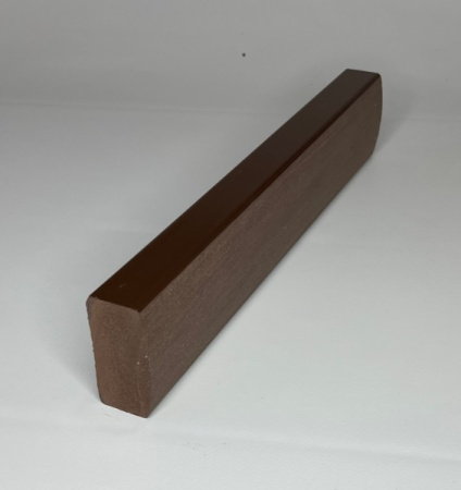 Лавочный брус Экодекинг Некст полнотелый брашированный 70х35х3000 Шоколад