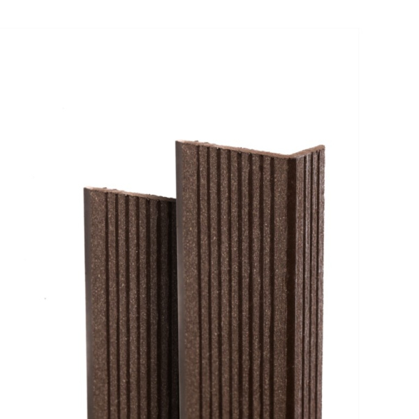 Угол торцевой Ecodecking Техно 70х35x3000 Шоколад