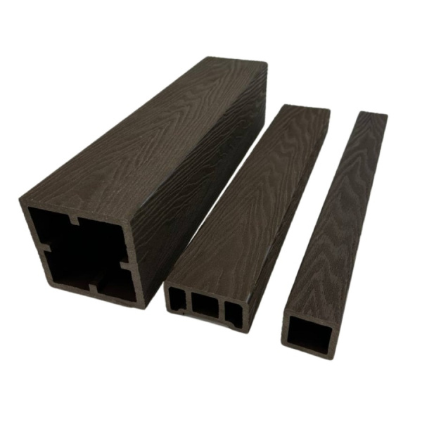 Балясина для ограждений Ecodecking Техно 3D 50x50x3000 Шоколад