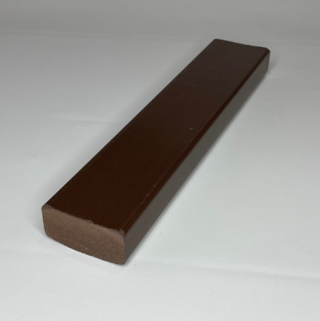 Лавочный брус Экодекинг Некст полнотелый глянцевый 70х35х3000 Шоколад