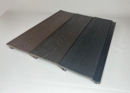 Фасадная доска Ecodecking Экстра 3D 135x20x4000 Графит