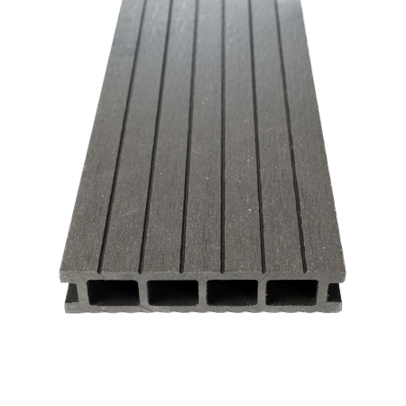 Террасная доска Экодекинг Базик 140х28х4000 Графит