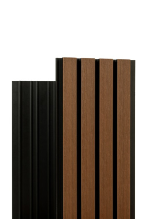 Фасадная реечная панель Экодекинг Скай коэкструзия 200х20х3000 Тик